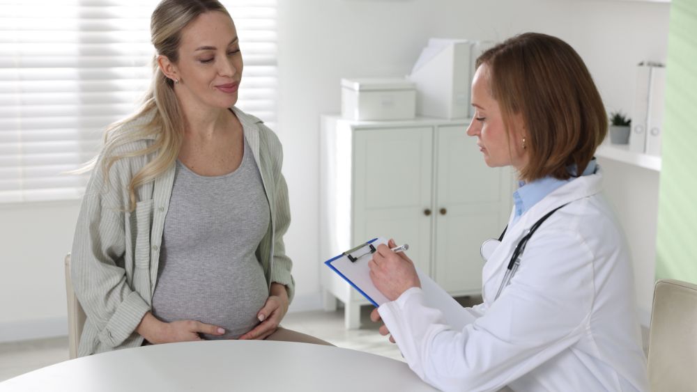 Pregnant Woman Aged + Talking With Her Doctor - NRKSS Blog